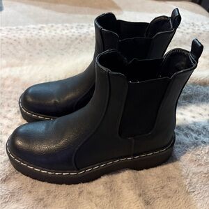 Black Leather Boots